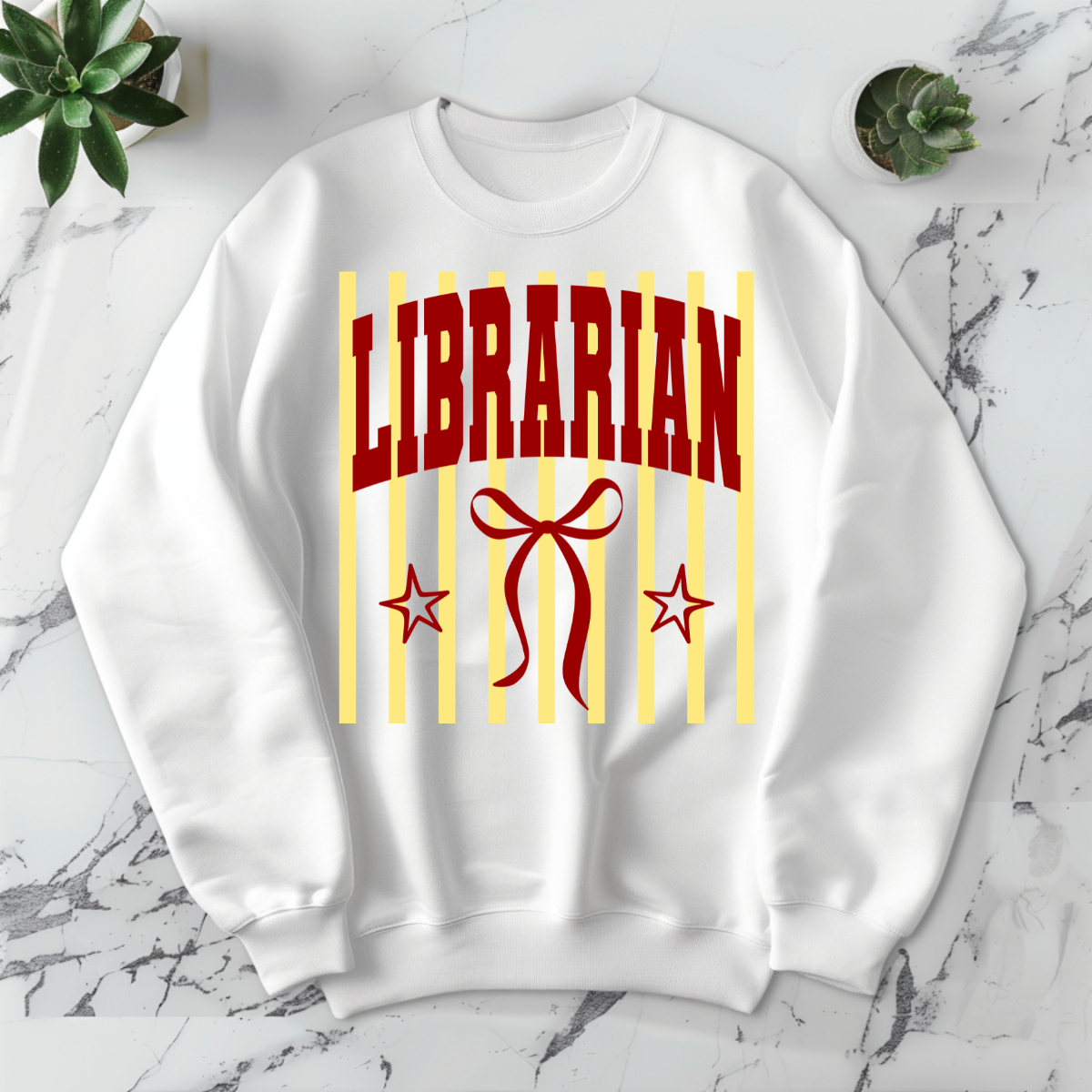 Librarian Stripes -DTF Transfer Print