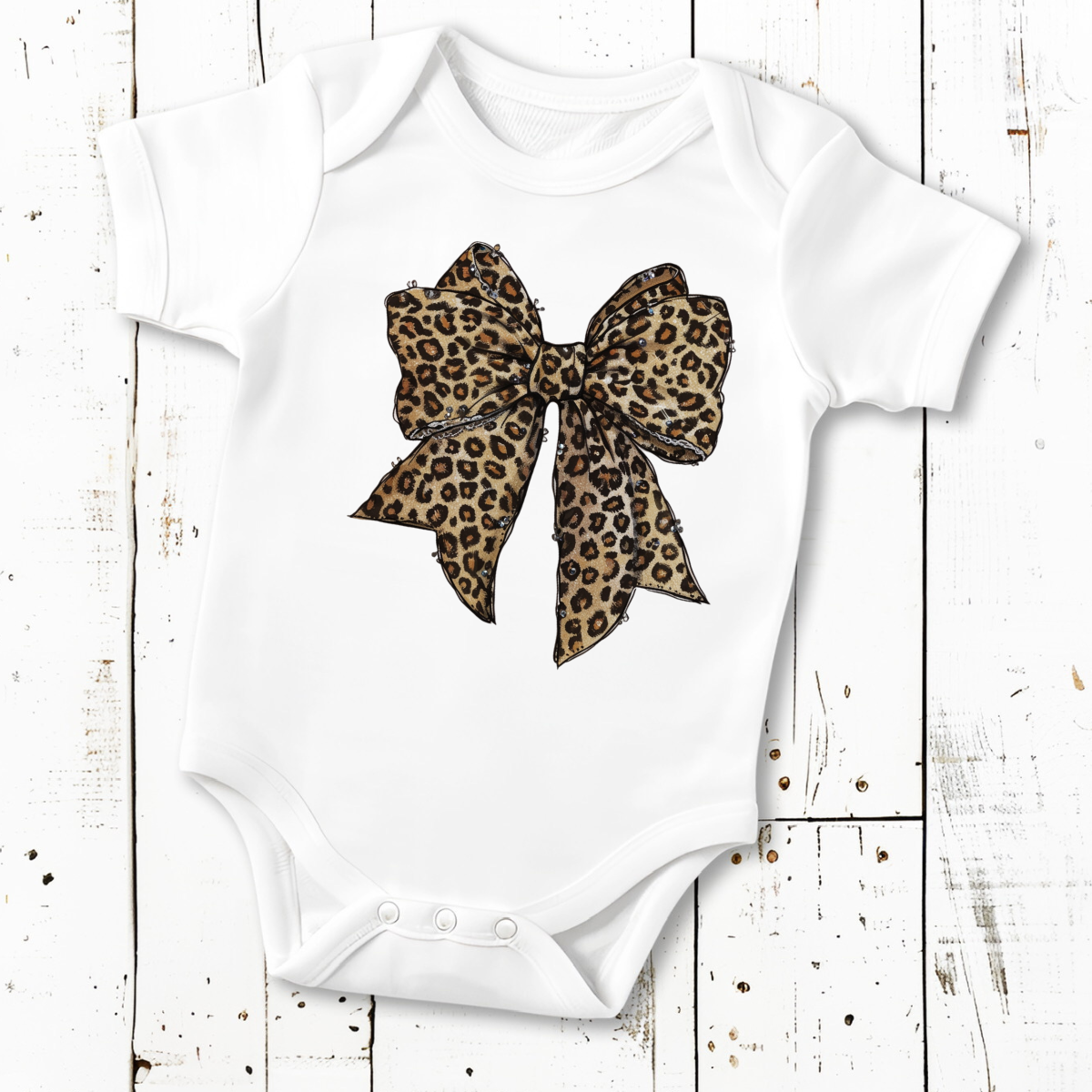 Animal Print Bow -DTF Transfer Print
