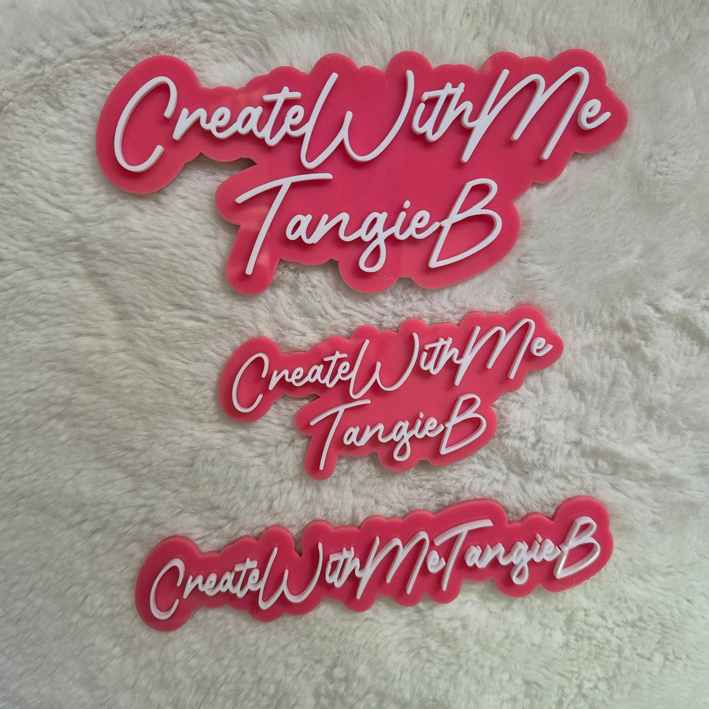 Solid Color - Custom Physical Acrylic Watermark