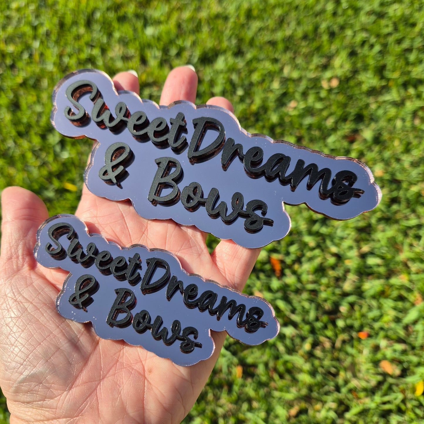 Mirror Color - Custom Physical Acrylic Watermark