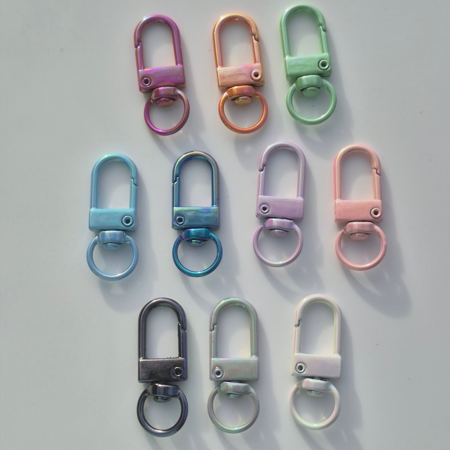 Opal Swivel Clasp Keyring