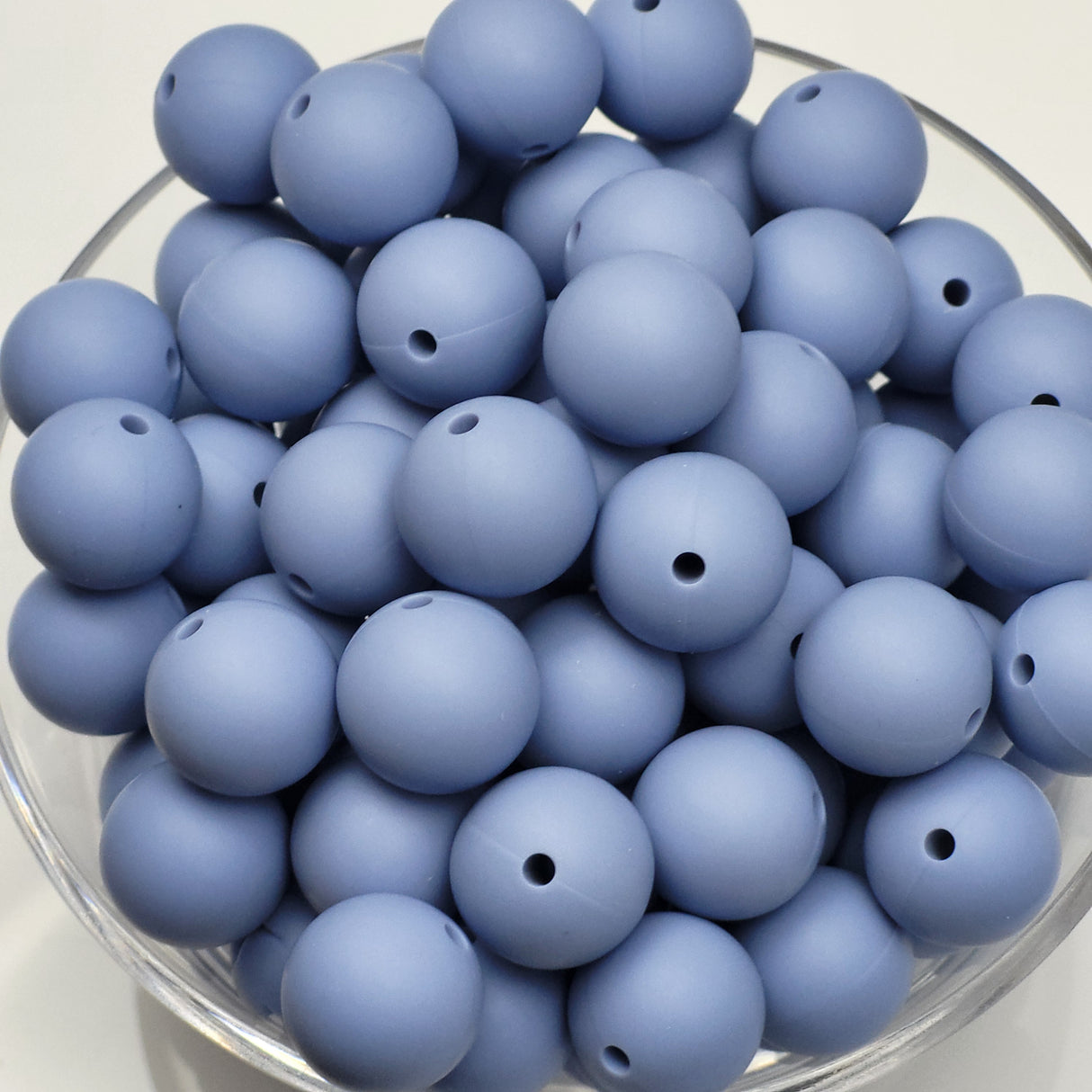 Forget Me Not 15mm Solid Silicone Beads