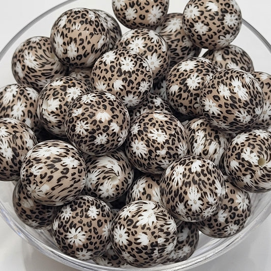 Daised 19mm Print Silicone Bead