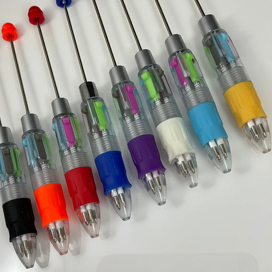 Multiple Color Pen Tip Beadable Pen