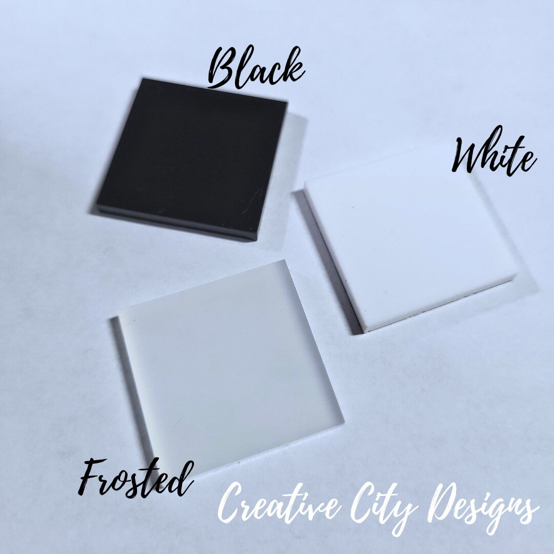 Solid Color - Custom Physical Acrylic Watermark