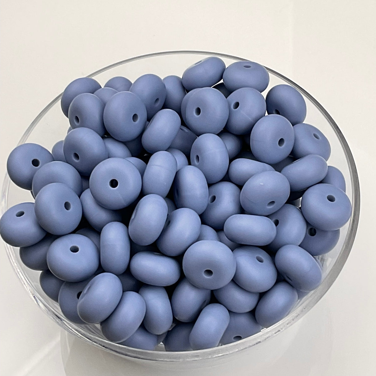 Forget Me Not Abacus Bead 14mm*8mm