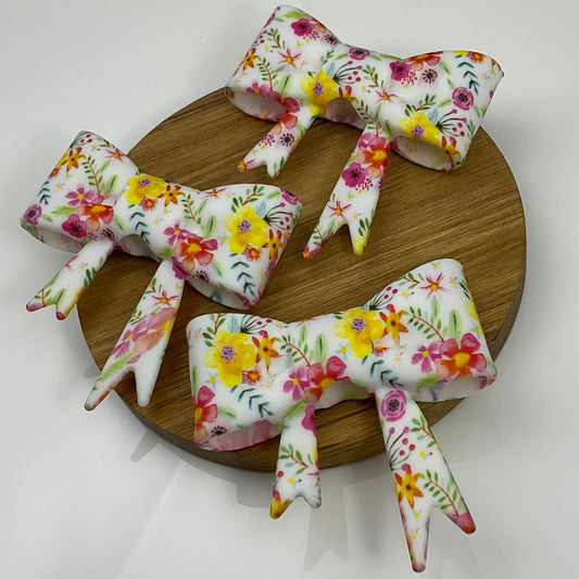 Lemonade Blooms Bow Bead