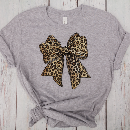 Animal Print Bow -DTF Transfer Print