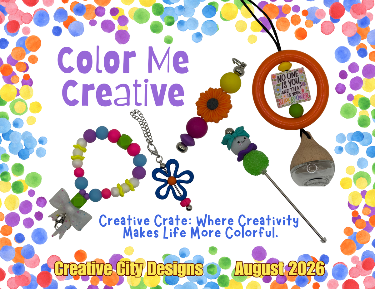 Color Me Creative August 2026 Creative Crate! Separate from Subscription- Not the Subscription Listing!!