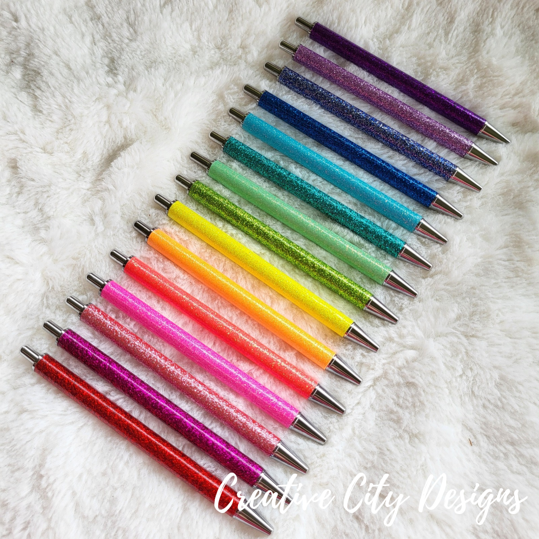 Glitter Wrapped Pens