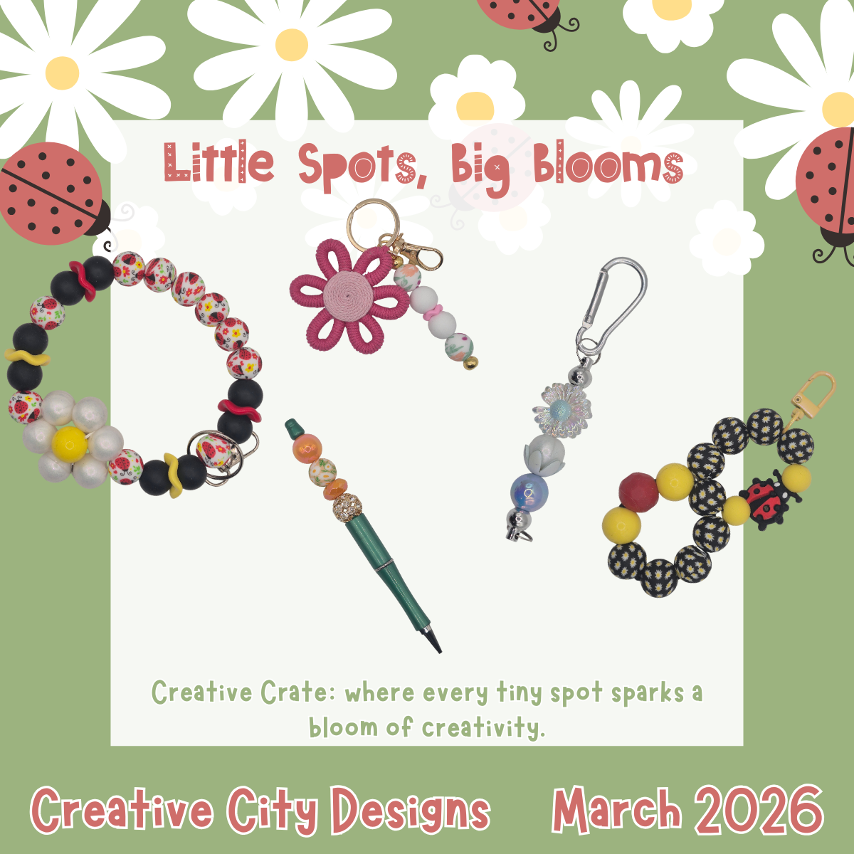 Little Spots Big Blooms - March 2026 Creative Crate! Separate from Subscription- Not the Subscription Listing!!
