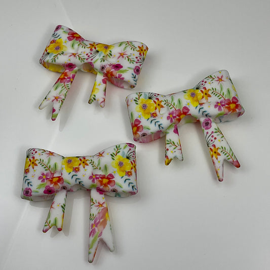 Lemonade Blooms Bow Bead
