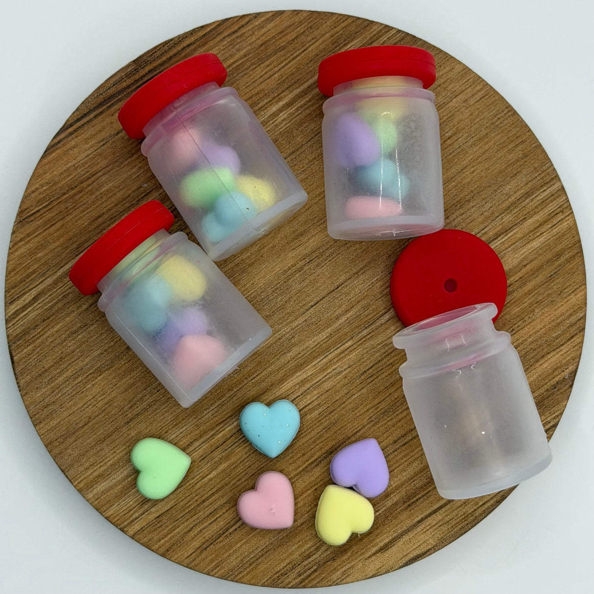 Heart Jar - 3d Focal