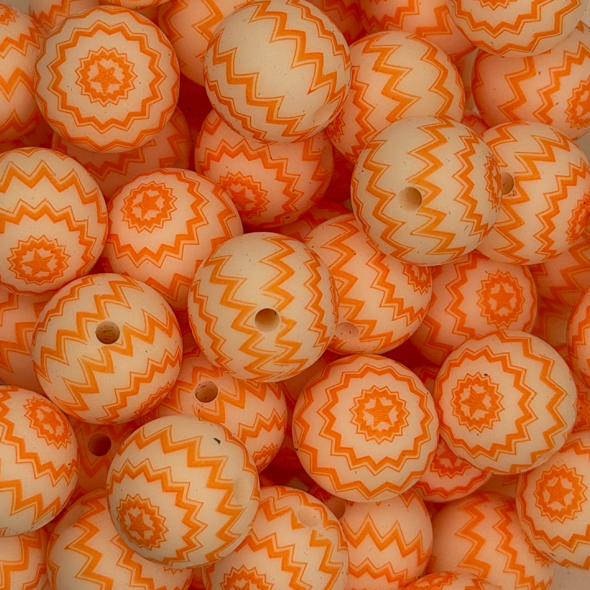 Citrus Zinger 15mm Silicone Bead