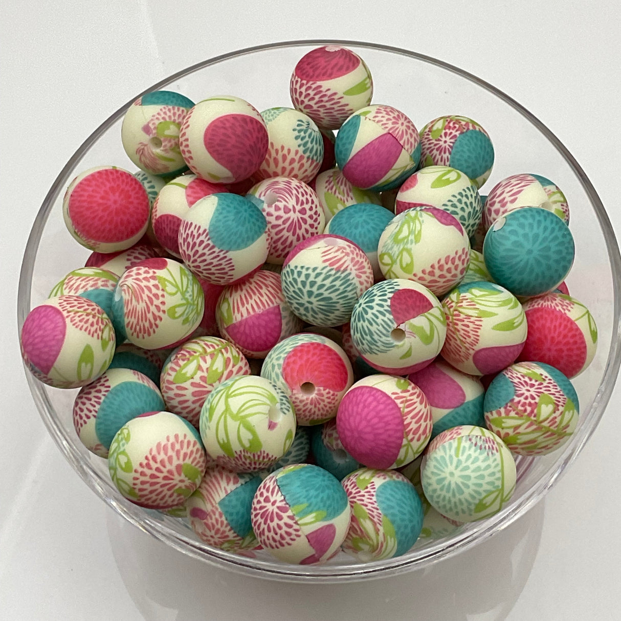 Dandelion Wishes 15mm Silicone Bead