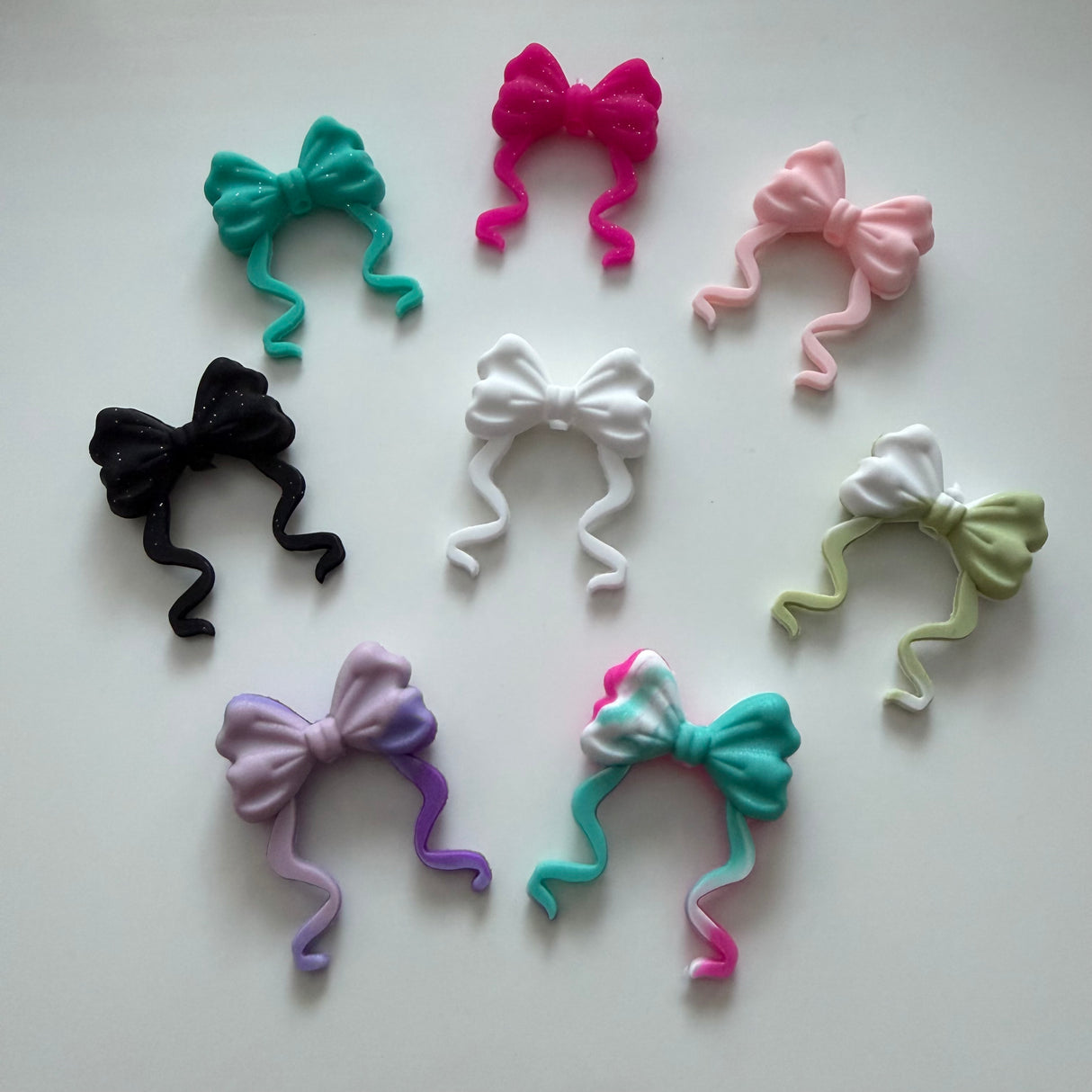Zig Zag Tail Bow - 3d Focal