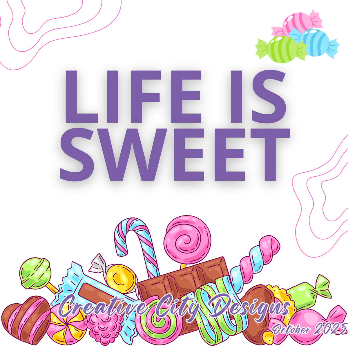 October "Life is Sweet" Creative Crate - Leftover Mystery Box! - Not the Subscription Listing!!