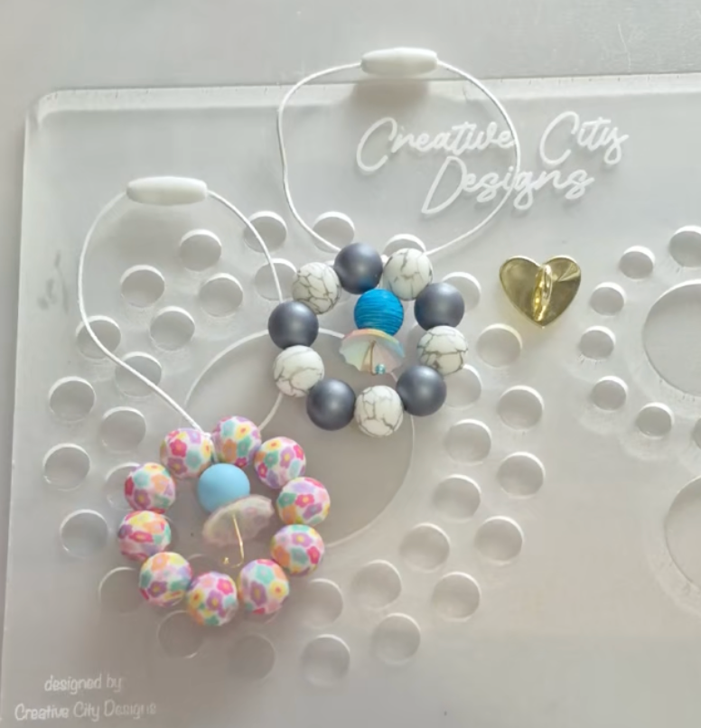 Charm Middle Car Charm with Bead Ring - Live Creation Event!