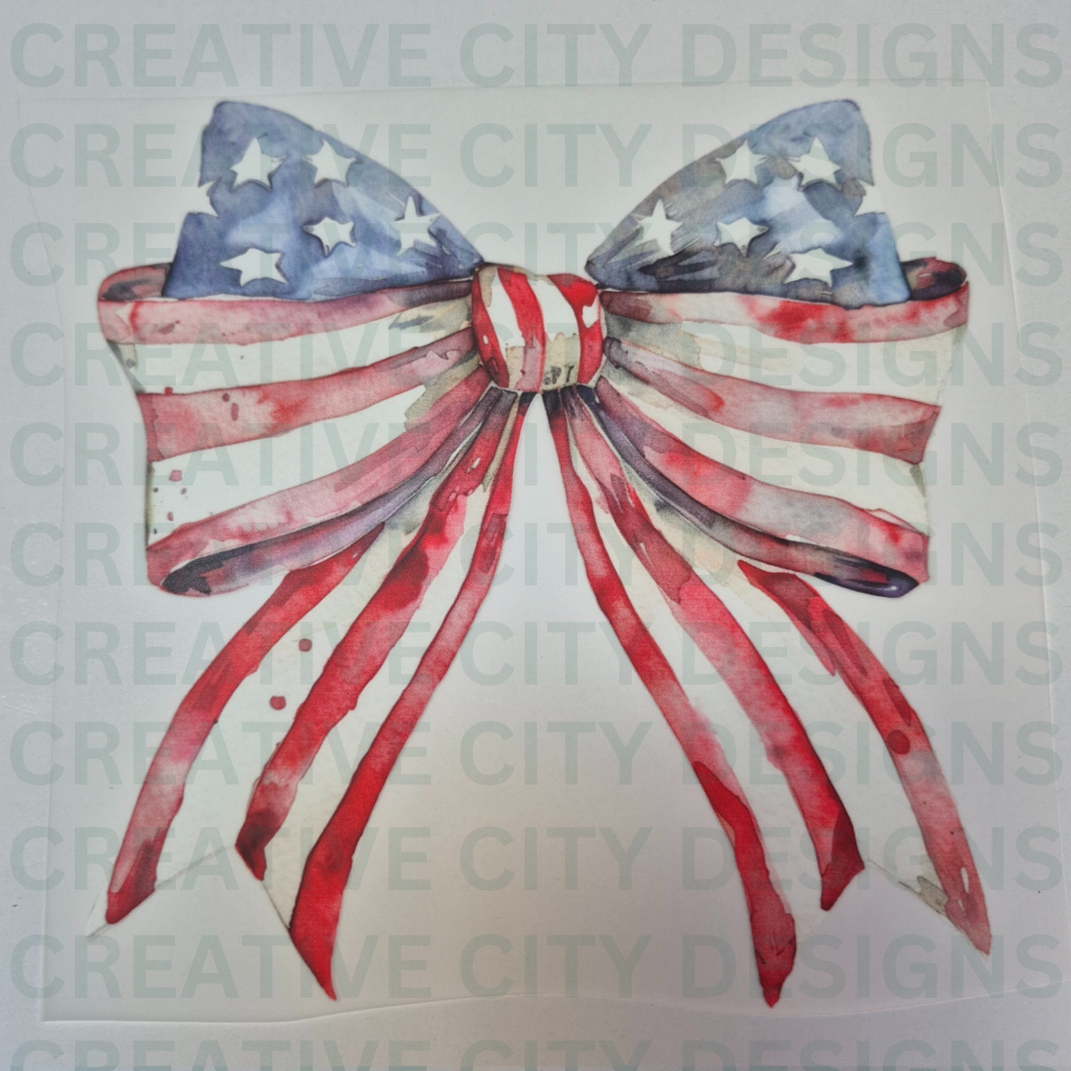 Flag Bow - DTF Transfer Print