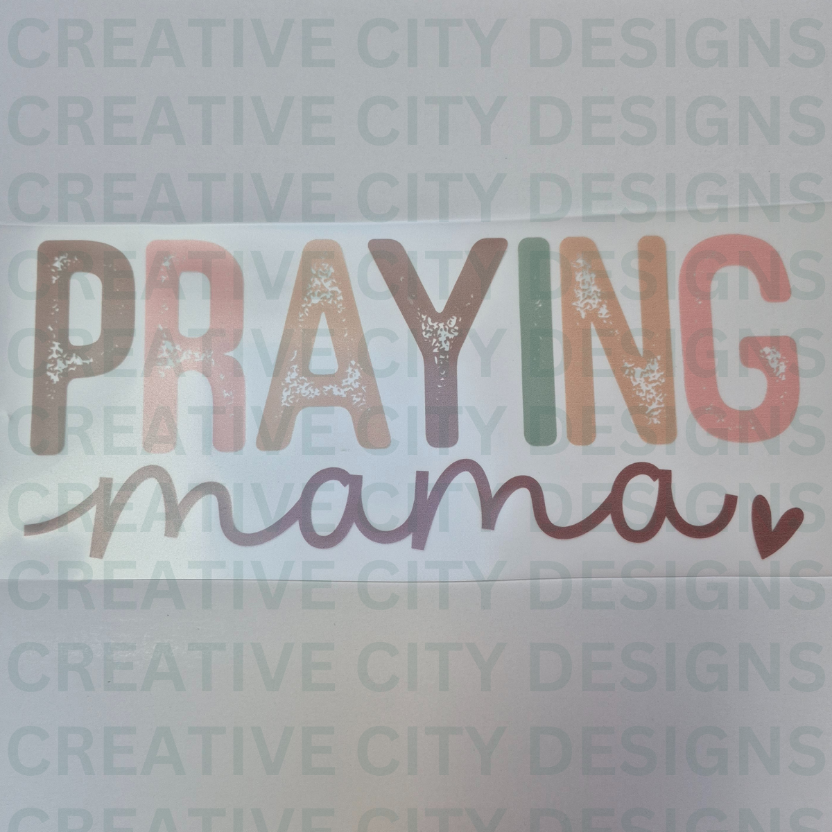 Praying Mama - DTF Transfer Print