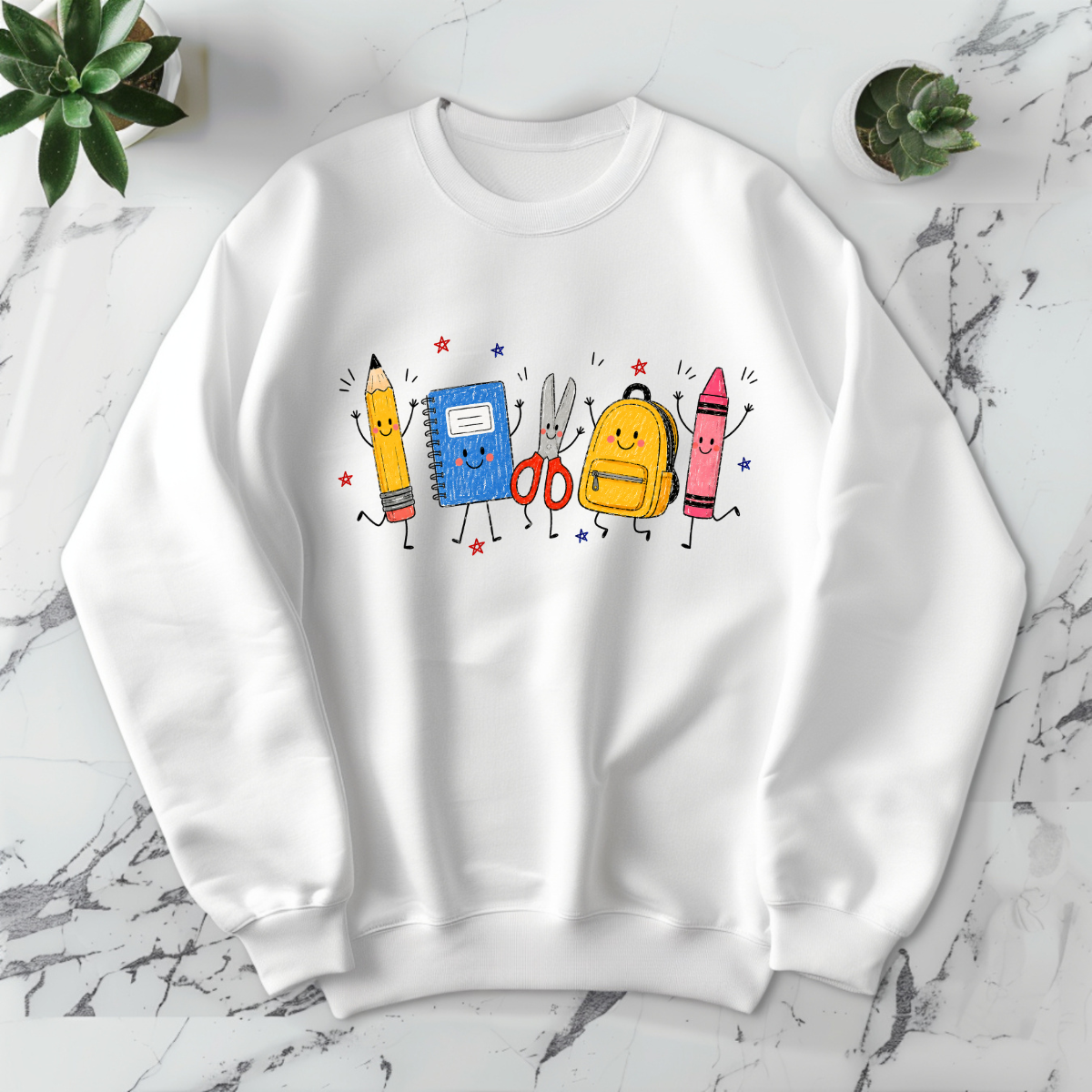 School Supplies - DTF Transfer Print