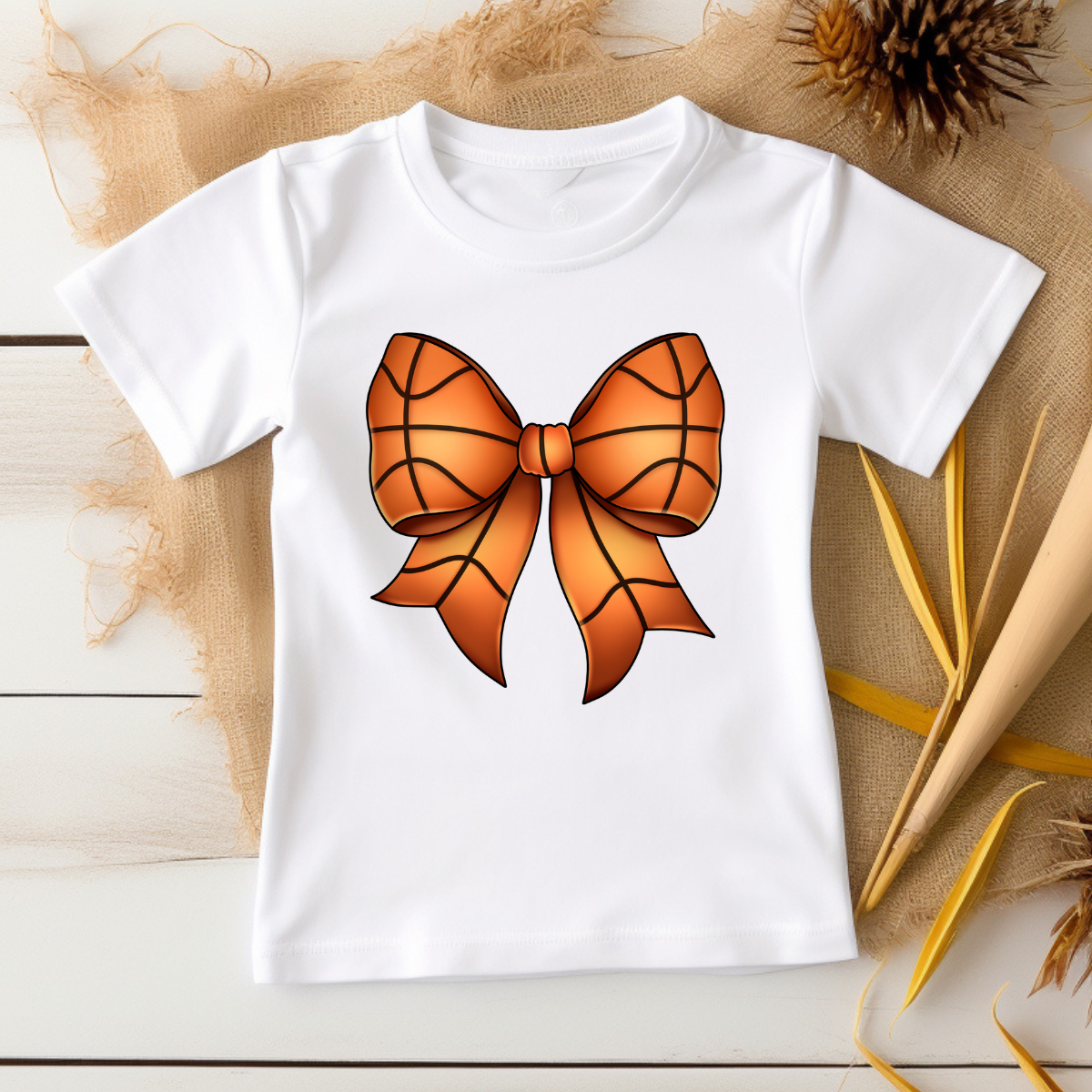 Basketball Bow -DTF Transfer Print