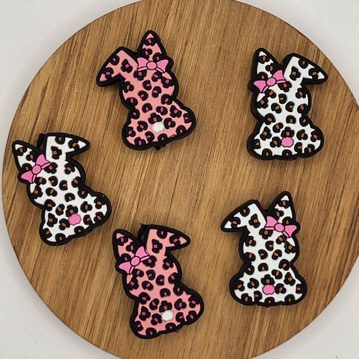 Bunny with Animal Print Focal