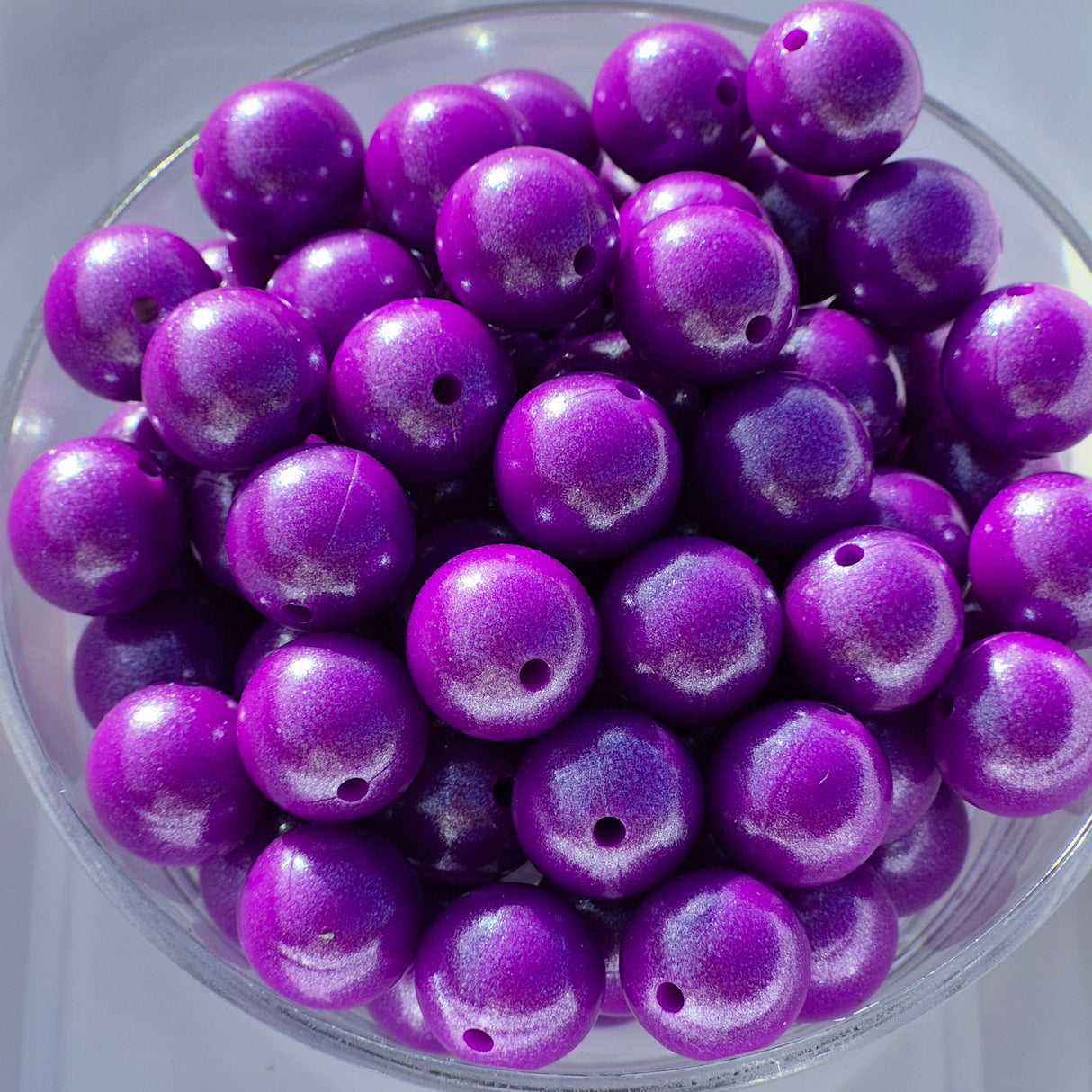 Barnacle Glimmer Opal 15mm Silicone Beads