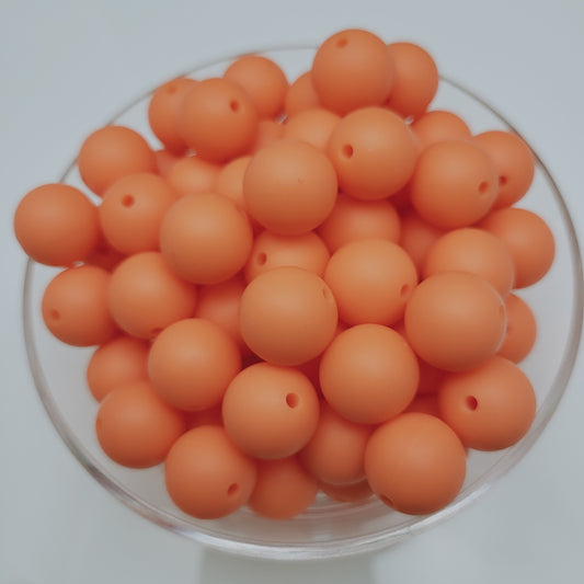 Yam 15mm Solid Silicone Beads