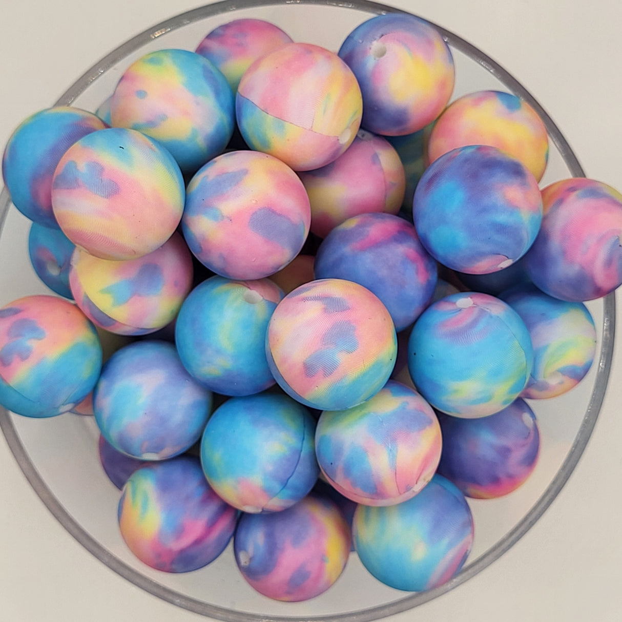 Sky Candy 19mm Print Silicone Bead