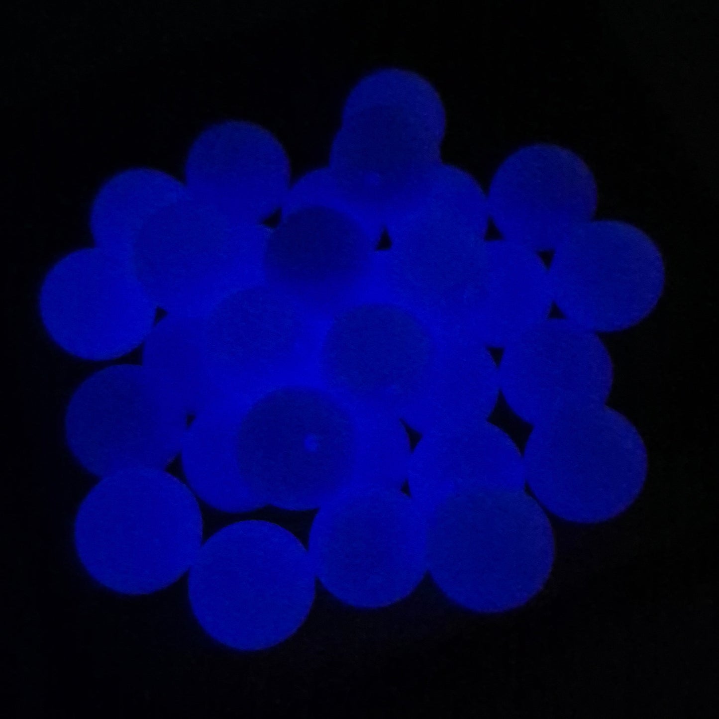 Magic Radiance 12mm Glow Silicone Beads