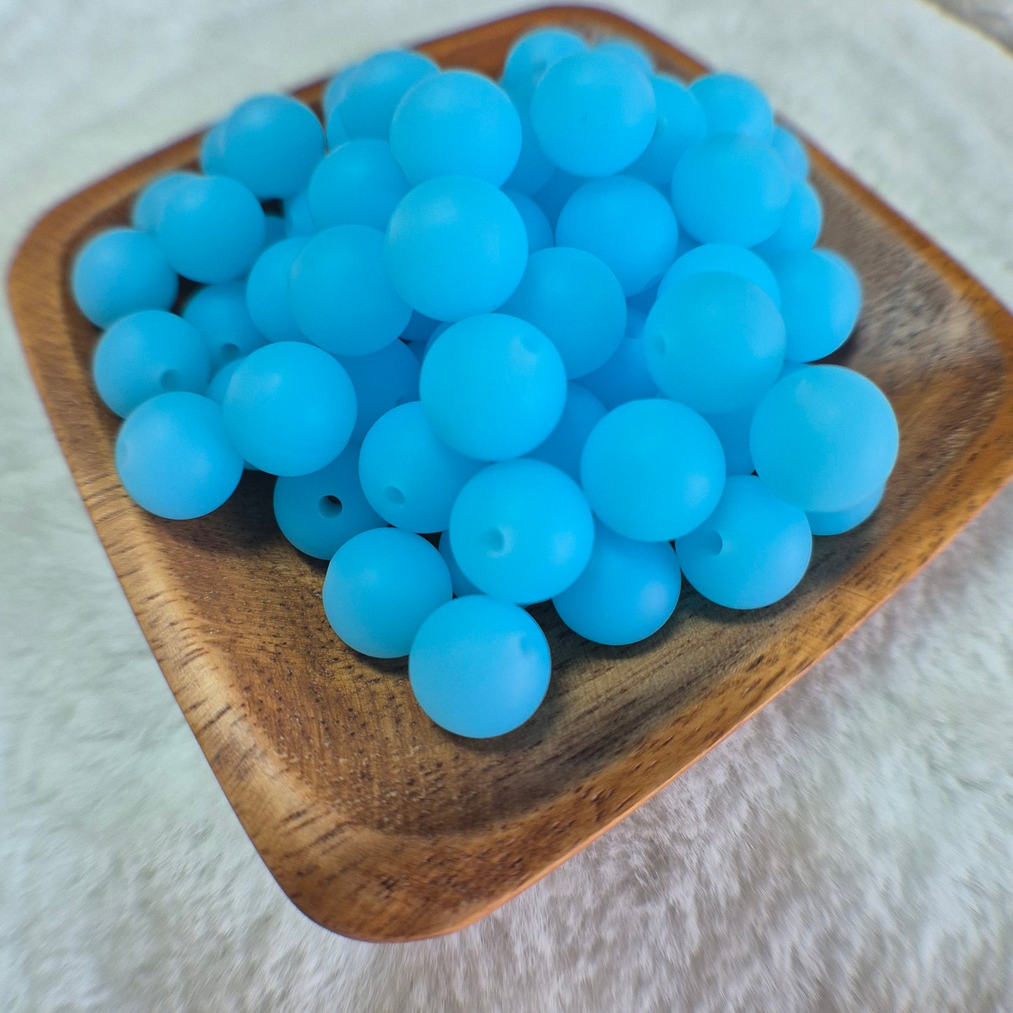 Ocean Breeze Radiance 12mm Glow Silicone Beads