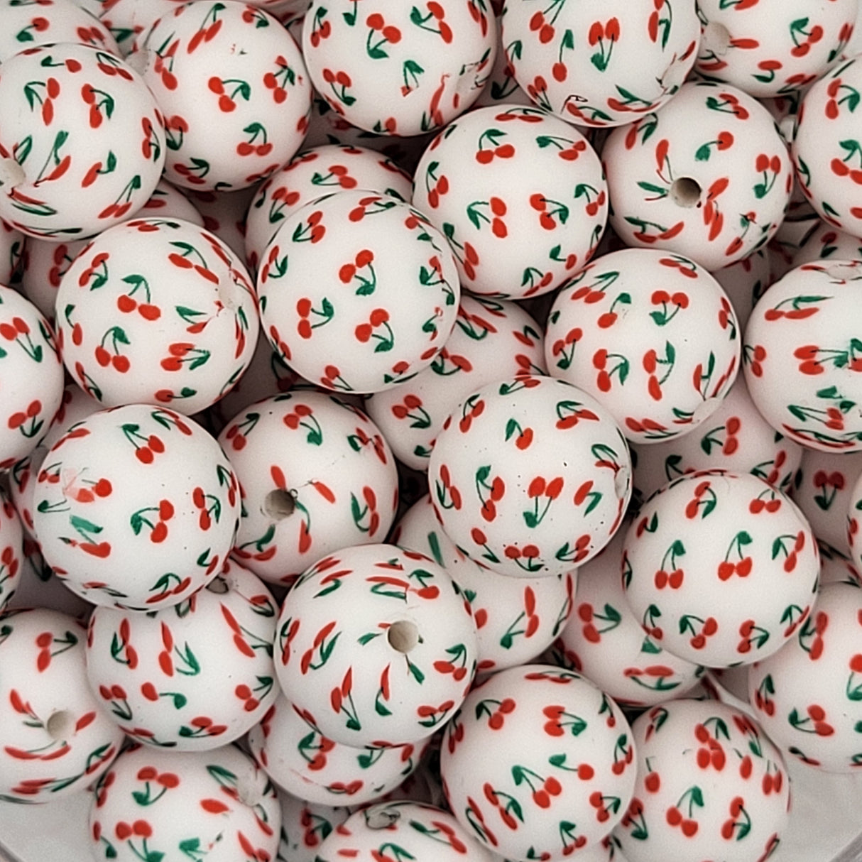 Banks' Cherry Pop 15mm Silicone Bead