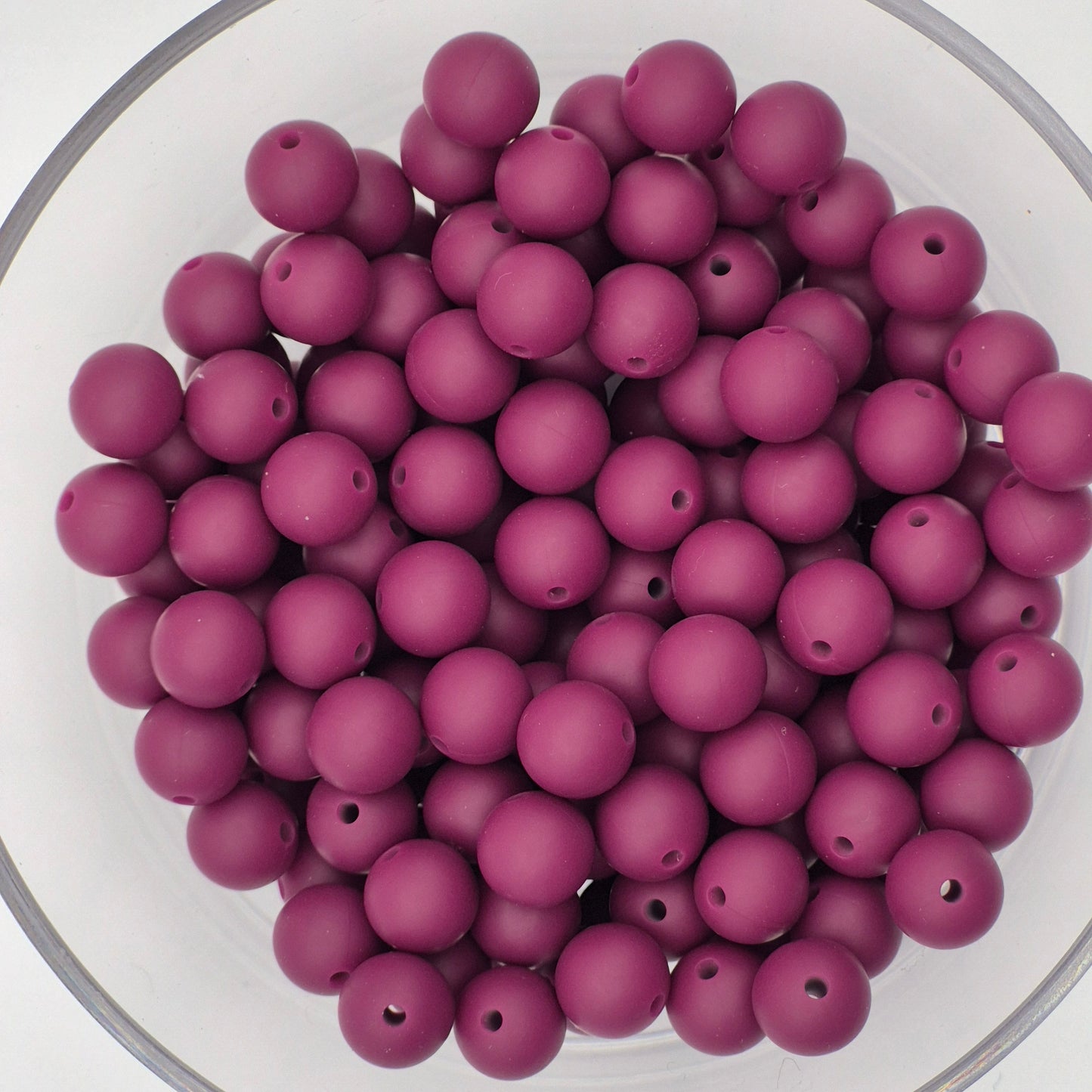 Napa 9mm Solid Silicone Beads