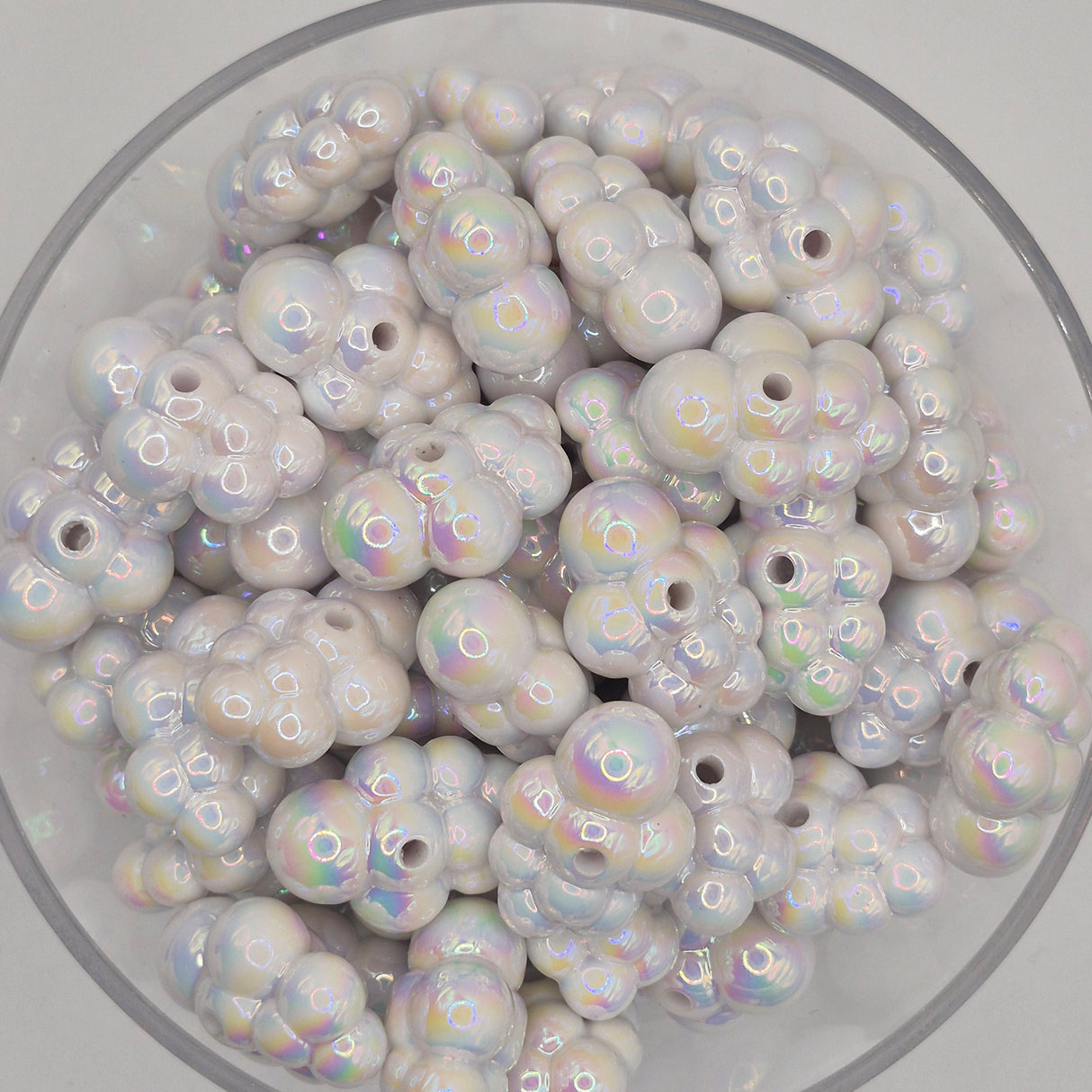 Cloud Opal Acrylic Bead