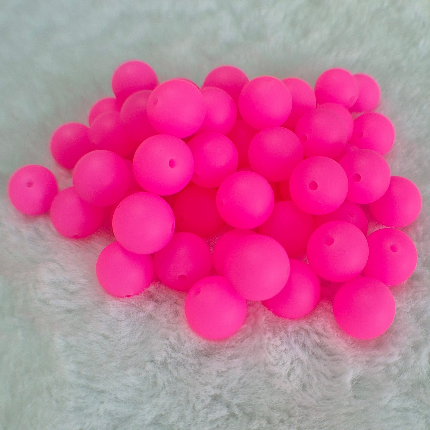 Jellybean Radiance 15mm Glow Silicone Beads