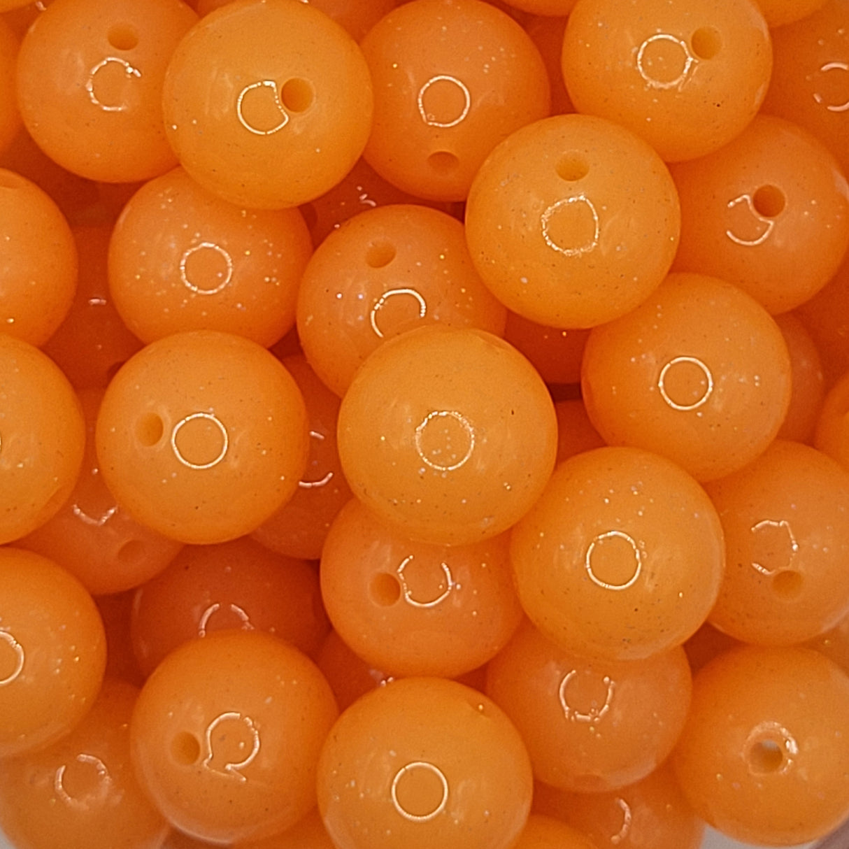 Orange Citrus Preserves 15mm Silicone Bead