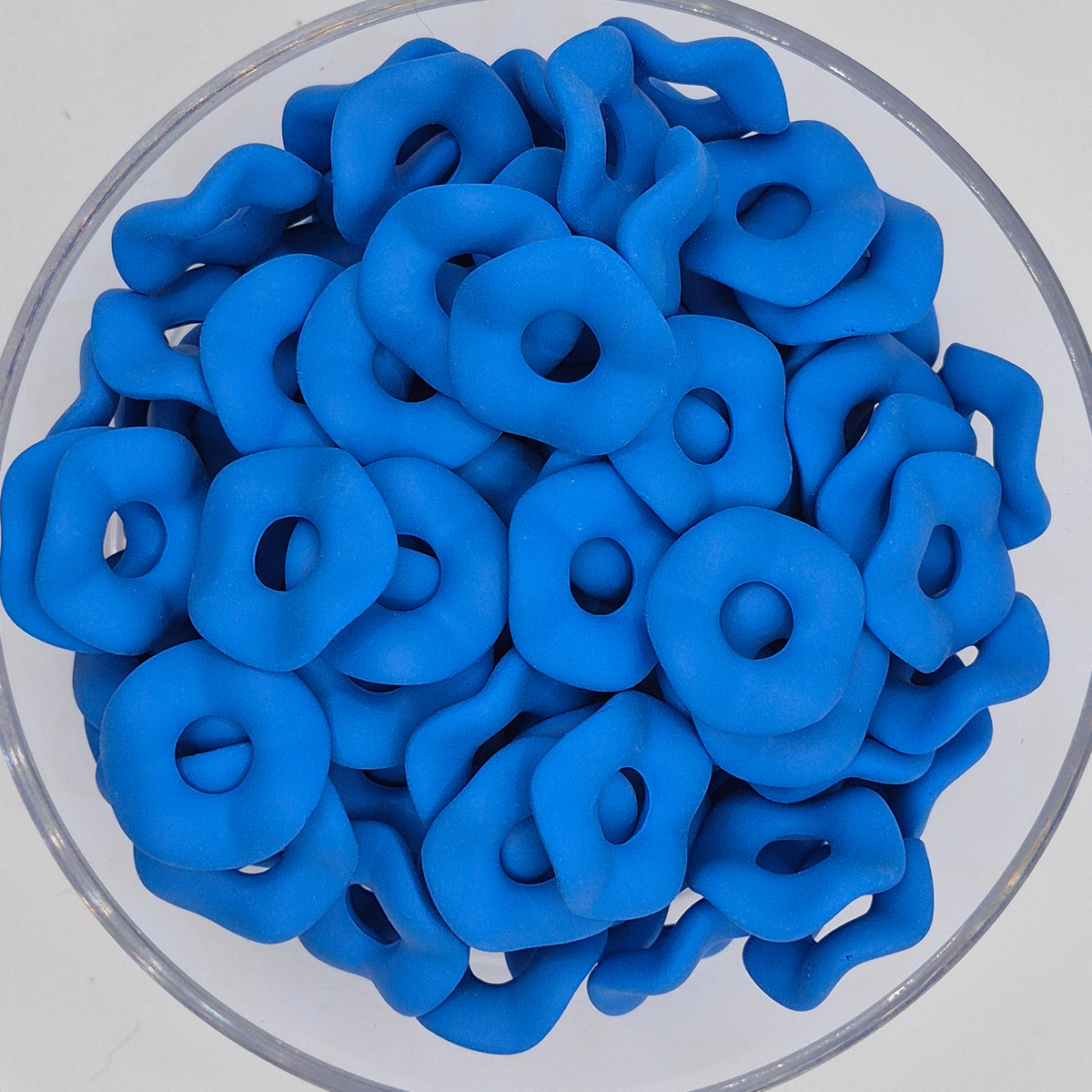 Matte Neon Large Wave Acrylic Spacers 20mm