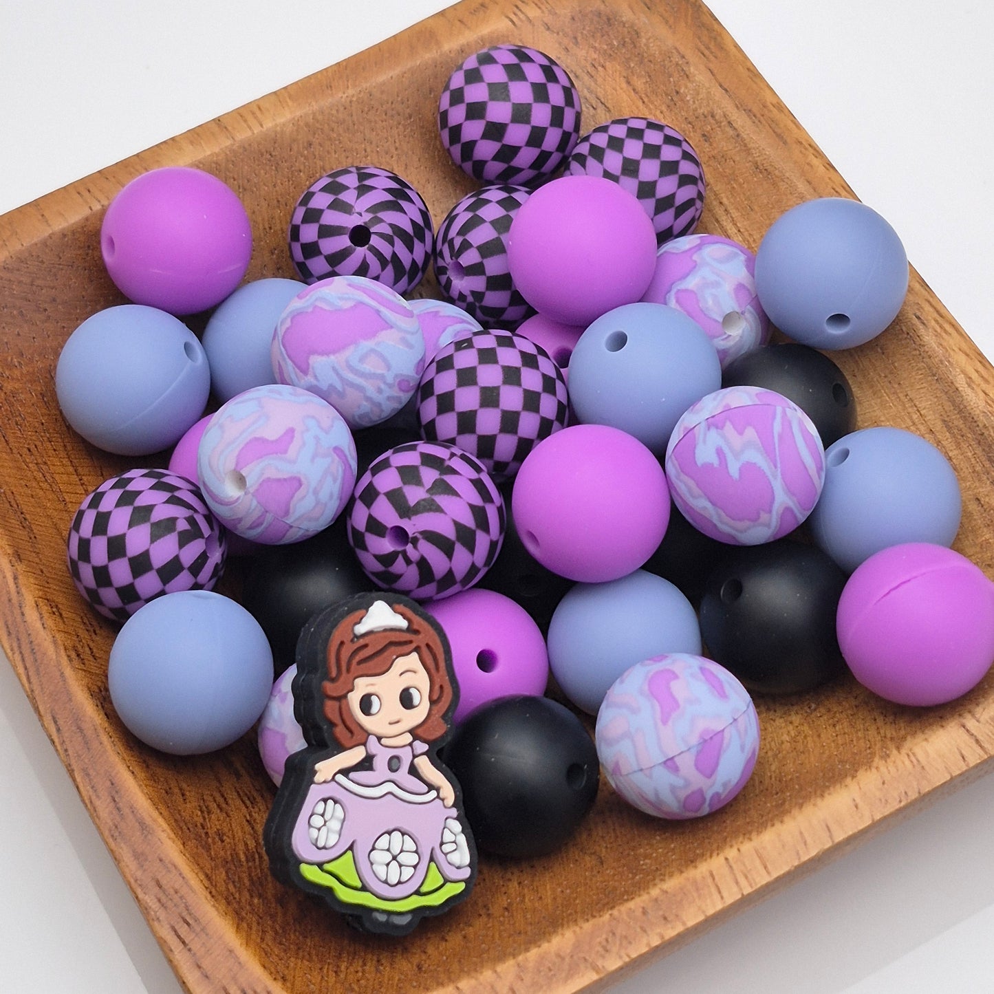 Princess/Purple Paradise/Check Me Out Purple 15mm Bundle