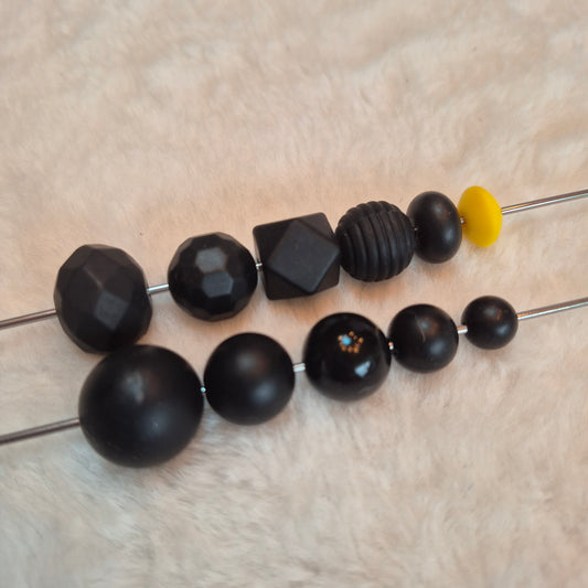 Sunshine Yellow Lentil 12mm*7mm Solid Silicone Beads