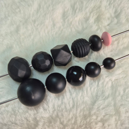 Dusty Rose Lentil 12mm*7mm Solid Silicone Beads