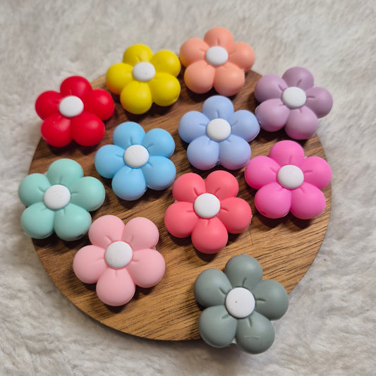 Puff Flowers - 3d Focal