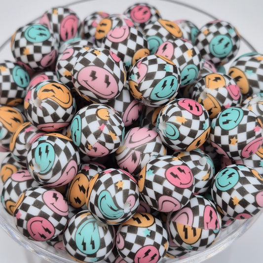 Check Out My Smile 15mm Silicone Bead