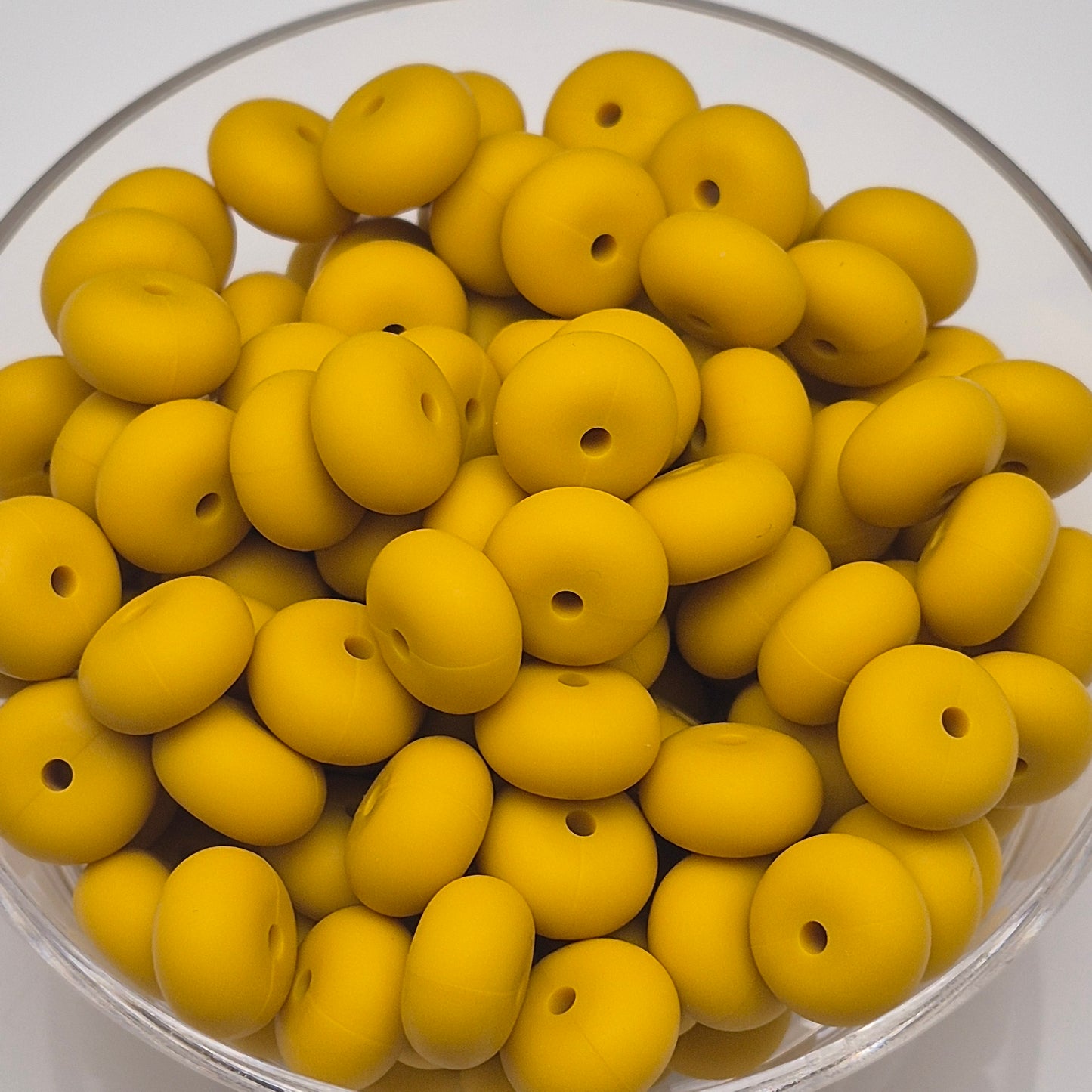 Mustard Abacus Bead 14*8mm