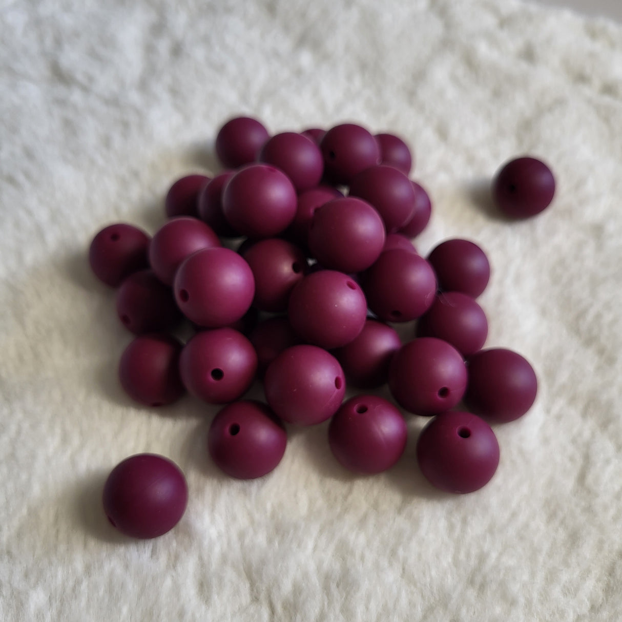 Napa 15mm Solid Silicone Beads