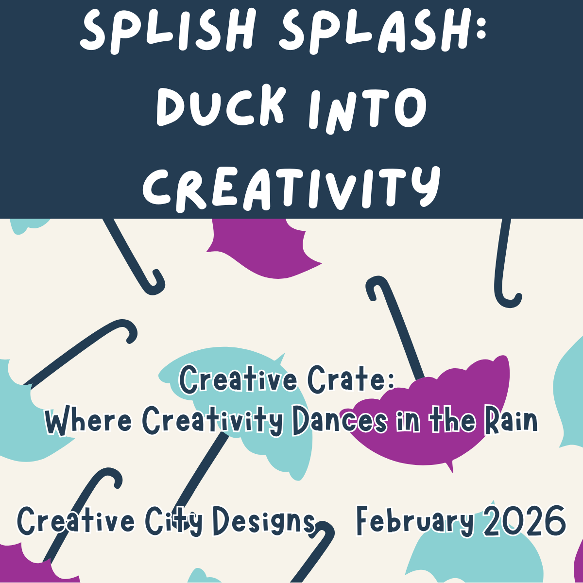 Splish Splash February 2026 Creative Crate! Separate from Subscription- Not the Subscription Listing!!
