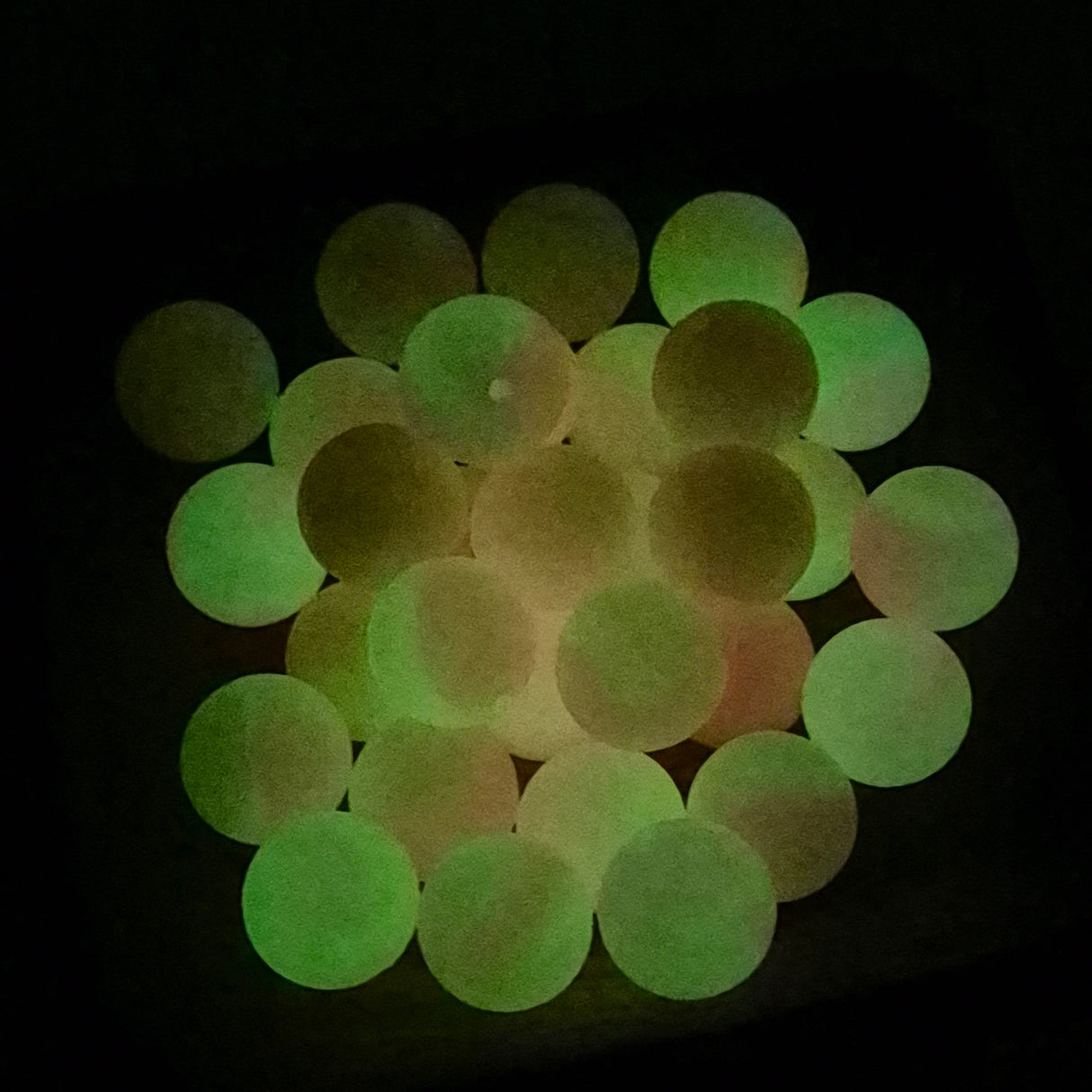 Pink Lemonade Radiance 12mm Glow Silicone Beads