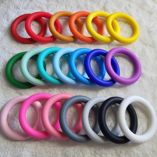 Solid Color Silicone Rings