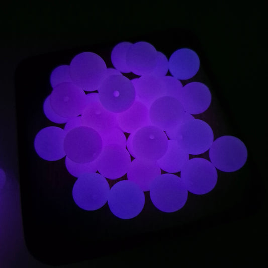 Jellybean Radiance 15mm Glow Silicone Beads