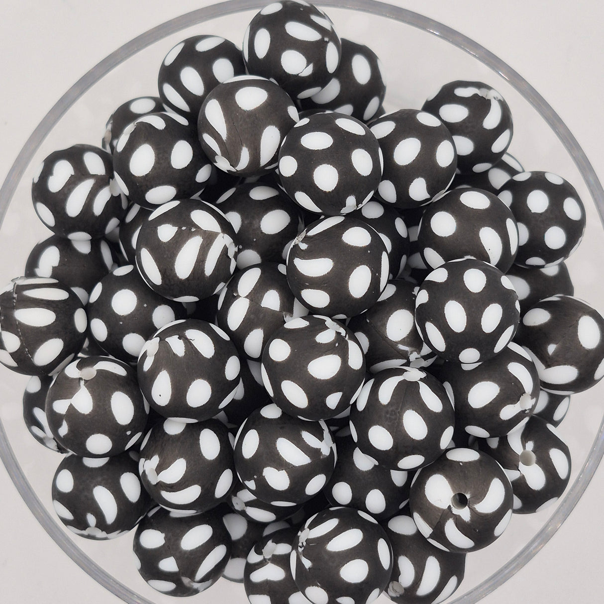 Seeing Spots 15mm Silicone Bead